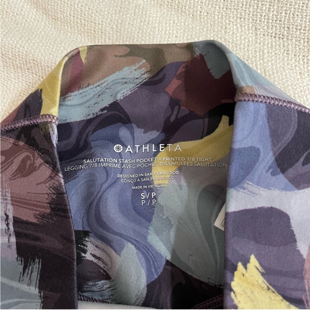 Athleta Multicolor Patterned Leggings - image 4